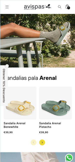 Tienda online de Avispas Foot