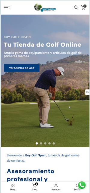 Tienda online de Buy Golf Spain