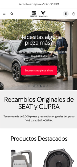 Tienda online de Recambios Originales SEAT